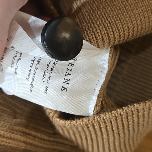 Sezane Sami Jumper, Medium, Camel Color, French Sophistication, EUC - Picture 8 of 11